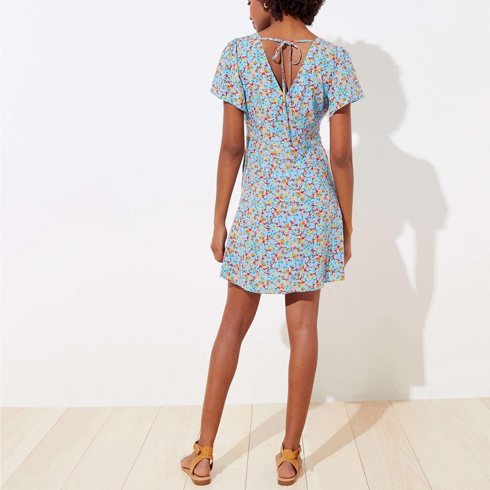 NWT Loft Tie Back Pocket Dress
